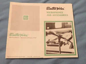 ELEKTROSPRACHMIKROFONE & ZUBEHÖR PRODUKT HANDELSBROSCHÜRE 1140 1960ER-70ER - Bild 1 von 4