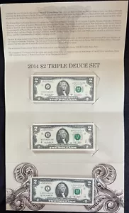 2014 $2 TRIPLE DUECE SET - Picture 1 of 2