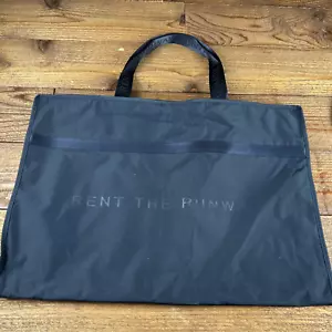 Rent the Runway Zippered Travel Garment Bag Foldable 24” x 16” black - Picture 1 of 16