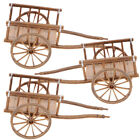 Mini Farm Cart Toy Set for Kids - 3pcs Plastic Trolley Model-EQ