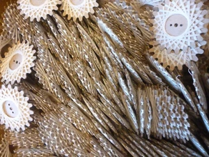 Knapp´s Adlerzwirn Deutscher Leinenzwirn 2 fach 20Meter Marine weiß ? halbweiss - Picture 1 of 1