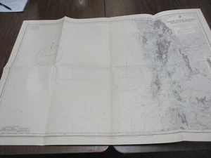 1964 West Coast of India Arnala I. to Khanderi I. Soundings Map - Picture 1 of 11