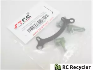 STRC CNC Alu. HD Lenkung Graphit Lenkrad STA80102G 1/10 Axial EXO Buggy - Bild 1 von 2