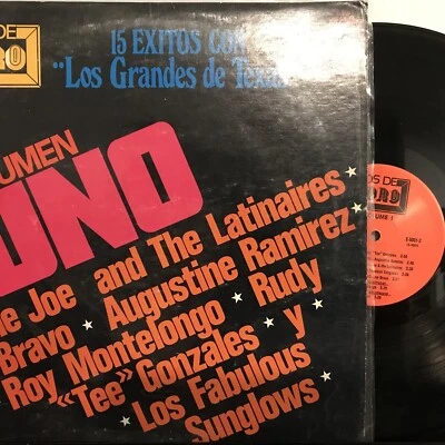 15 Exitos De Oro Los Grandes De Texas Volumen Uno LP 1982 AmericanMex E-5001 VG+ - Image 1 of 4