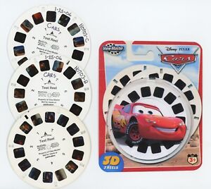 Disney /Pixar CARS View-Master 3 Factory TEST Reels + Copy of Front Cover