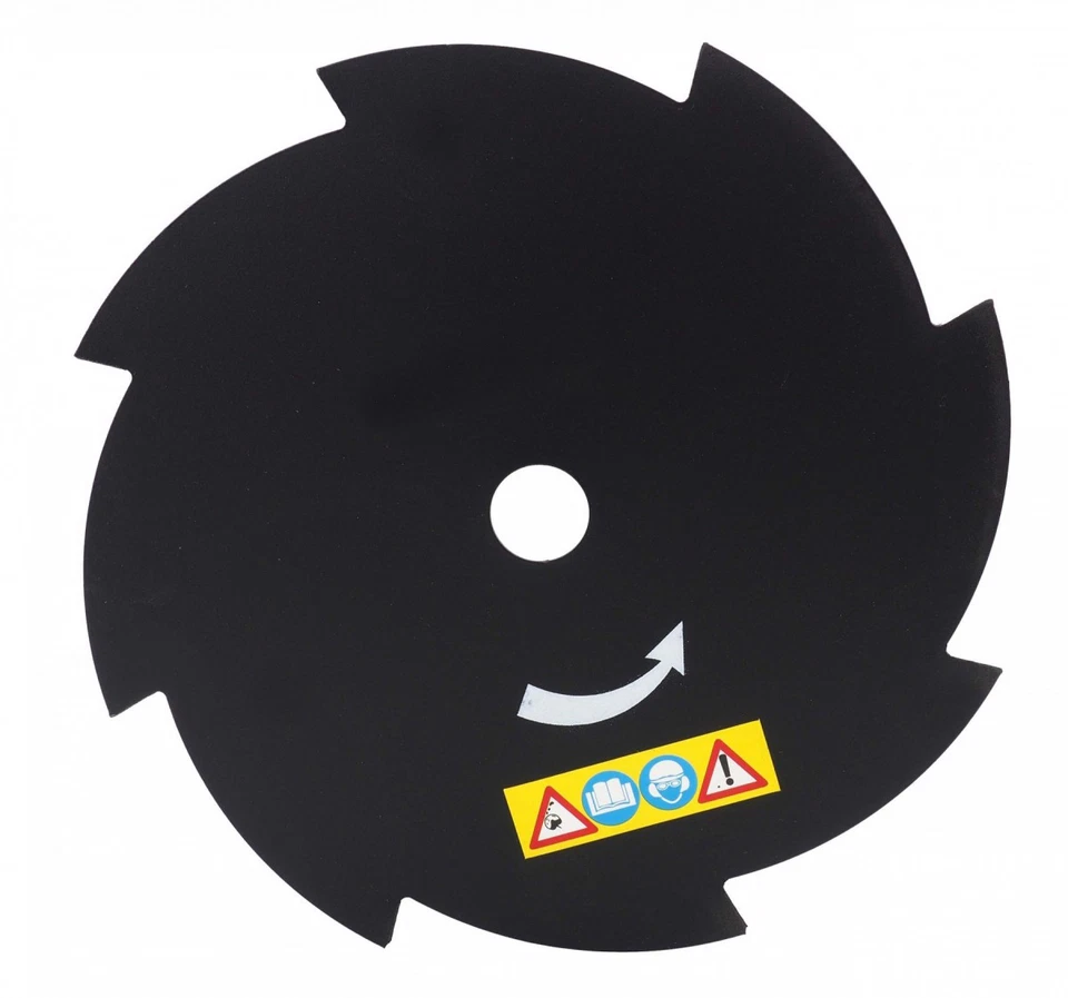 8-Zahn Dickichtmesser 255mm x 25,4mm Motorsense Klinge Freischneider Messer - Bild 1 von 1