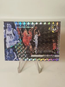 2021-22 Panini Mosaic Luka Doncic Montage Silver Mosaic Prizm Dallas Mavericks - Picture 1 of 2