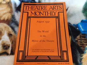 Theatre Arts Monthly August 1937 The World in the Mirror of the Theatre - Bild 1 von 2