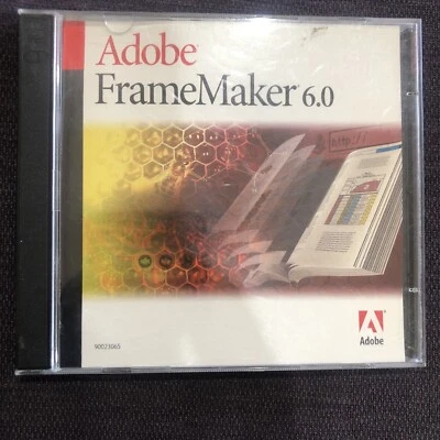 Adobe Frame Maker 6.0 Cd Rom 2 Cd Set  - Image 1 of 4
