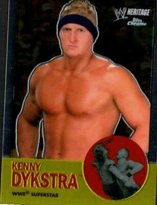 Tarjeta de lucha libre Topps Heritage II 2007 cromada WWE #47 Kenny Dykstra novato radiocontrol - Imagen 1 de 2
