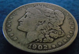 1902-O 1902O 1902 O 90% Silver Morgan Dollar US Mint Coin $1 Round Bullion - Picture 1 of 6