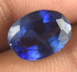Natürlicher 3,20 ct blauer Maxixe Beryll oval loser Edelstein zertifiziert C5690 Preisvorschlag - Bild 1 von 7