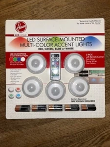 Hoover Wireless LED Surface Mounted Multi-Color Accent Lights w/Remote (24) - Picture 1 of 2