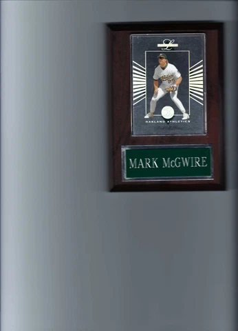MARK McGWIRE PLAQUE BASEBALL OAKLAND A's ATHLETICS MLB   C2 Cover