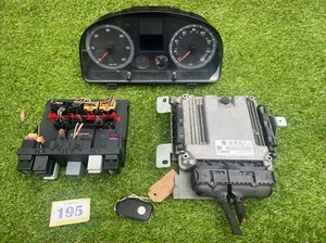 VW CADDY ENGINE CONTROL UNIT  ECU Kit 03G906016LF 3c8937049d A2C53023102 - Picture 1 of 5