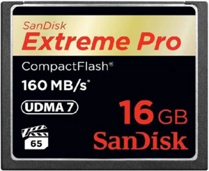 SanDisk Extreme Pro 16GB Compact Flash Card 160 MB/s UDMA 7 (SDCFXPS-016G-X46) - Picture 1 of 3