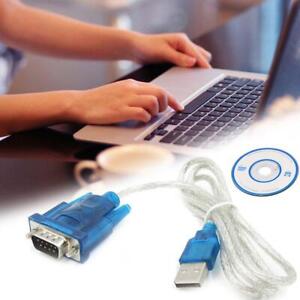 USB to RS232 Serial Port DB9 9 Pin Male COM Port Converter Adapter DT Cable K0A↖