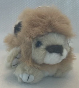 MJC Purr-Fection Cushy Critter hellbraun Plüsch Leon Löwe Stofftier Löwe 5 Zoll klein Vintage - Bild 1 von 10