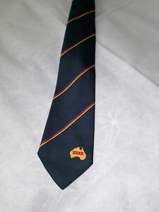 Eine blaue Castlemaine XXXX Emblem Krawatte Vintage