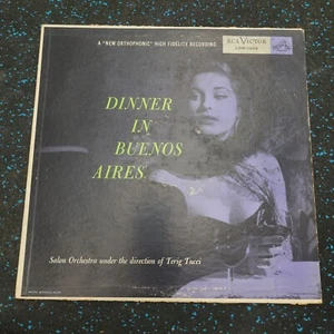 Terig Tucci Dinner In Buenos Aires 50's Latin American Argentina LP Vinyl Record - Foto 1 di 5