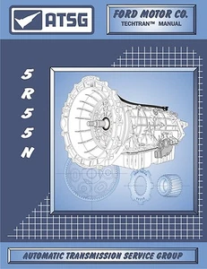 Se adapta a la transmisión Ford 5R55N ATSG reconstrucción instrucciones servicio manual técnico - Imagen 1 de 2