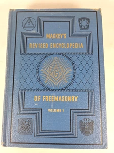 Mackeys Revised Encyclopedia of Freemasonry Book Volume One Hardcover 1946 - Picture 1 of 16