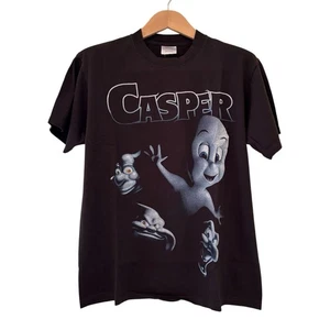 Casper the Friendly Ghost movie promo y2k modern aop vintage 90s style shirt L - Picture 1 of 7