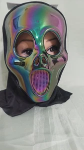 HALLOWEEN ÖL SLICK MASKE - ERWACHSENE ONE SIZE - KUNSTSTOFF - NEU MIT ETIKETT - Bild 1 von 7