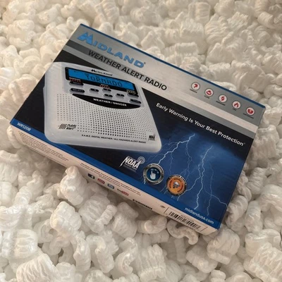 Midland WR120B Programmable NOAA Weather Alert Radio Emergency Alert AM/FM New - Image 1 of 4