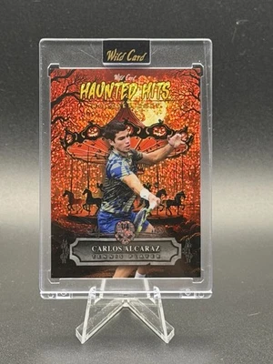 2025 Wild Card Haunted Hits Monster Hunt - 1/4 - Carlos Alcaraz - Image 1 of 4