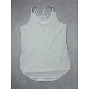 All in Motion Tank Top Athletic Cross Back Sleeveless White Kids L(10/12) - Picture 1 of 4