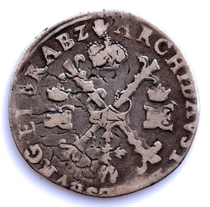 S.C. Spain - Archiduques Alberto e Isabel. 1/4 Patagón. Amberes. Plata 6,8 g. - Picture 1 of 2