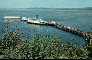 POSTCARD NORTH END FERRY DOCK VASHON ISLAND WASHINGTON - Picture 1 of 2