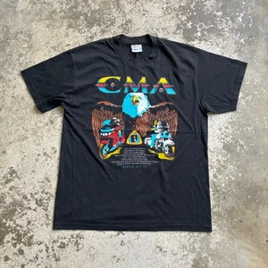 Christian Motorcycle Association Vintage T Shirt Men Large Black Jesus Biker USA - Bild 1 von 11