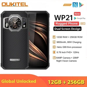 OUKITEL  WP21 12GB+256GB robuste Nachtsicht Dual-Screen-Smartphone 9800mAh - Picture 1 of 18