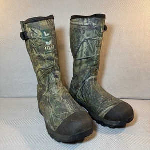 FIELD & STREAM BOOTS CAMO MENS 12 1000G THINSULATE SCENT FREE HUNTING REALTREE - Picture 1 of 7