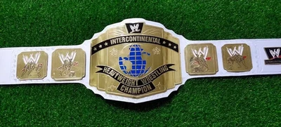 Cinturón Campeonato Intercontinental - Correa Clásica Blanca Peso Pesado Talla Adulto Foto 1 de 4