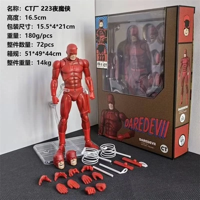 ¡En stock! CT Toys MAFEX No.223 Daredevil Comic Ver. Figura de acción 6 pulgadas nueva en caja Foto 1 de 4