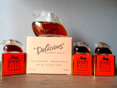 Delicious Beverly Hills EDT Spray 1.7 oz /50 ml + 3 Glamour Perfume Miniature - Image 1 of 4