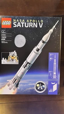 LEGO 21309 NASA Apollo Saturn V Rocket Brand New Sealed Box - Image 1 of 2