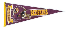 Vintage Washington Redskins Full Size Felt Pennant NFL Football 90s - Picture 1 of 10