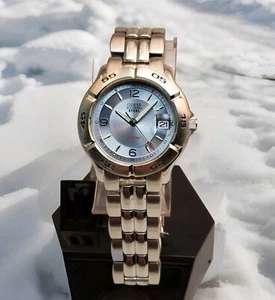 GUESS WATERPRO STEEL I70417G2 JAPAN MOV'T WR 100M MEN'S WATCH NEW BATTERY - Picture 1 of 10