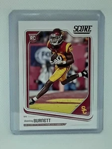 Deontay Burnett 2018 Score Football - RC #386 - USC Trojans - Picture 1 of 2