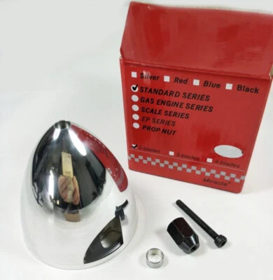 1x Miracle CNC 1.5"/38mm Aluminum spinner For 2 Blades propeller Gas RC Airplane - Image 1 of 4