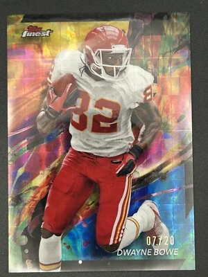 2024 Topps Finest Dwayne Bowe #39 refractor geométrico derrame de petróleo/20 Foto 1 de 2