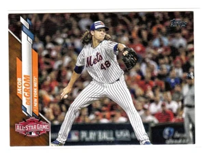 2020 Topps Update Series - All-Star Gold #U-299 Jacob deGrom/2020"TEXAS RANGERS" - Picture 1 of 4