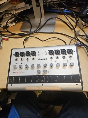 Alesis io 26 Audio MIDI 24-bit 192kHz FireWire Interface--POWER TESTED ONLY.(2) - Image 1 of 4