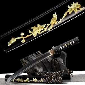 20'' Tanto T10 Steel Clay Tempered Sharp Japanese Samurai Short Sword Katana - Picture 1 of 10