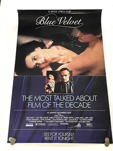 Vintage 1980’s Blue Velvet David Lynch One Sheet Promotional Movie Poster VG - Bild 1 von 8