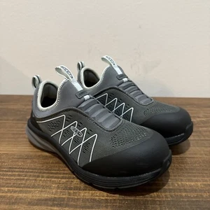 KEEN Women's Shoes Vista Energy Shift Size 6 Composite Toe Slip on Gray/Blue EUC - Picture 1 of 11